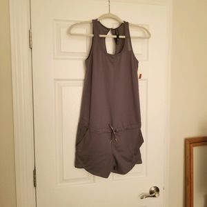 Lukka Lux Active Workout Romper Singlet XS Purple